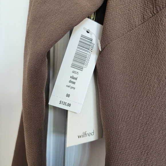 Aritzia Wilfred Taupe Vilard Dress in size 00 - Picture 6 of 7
